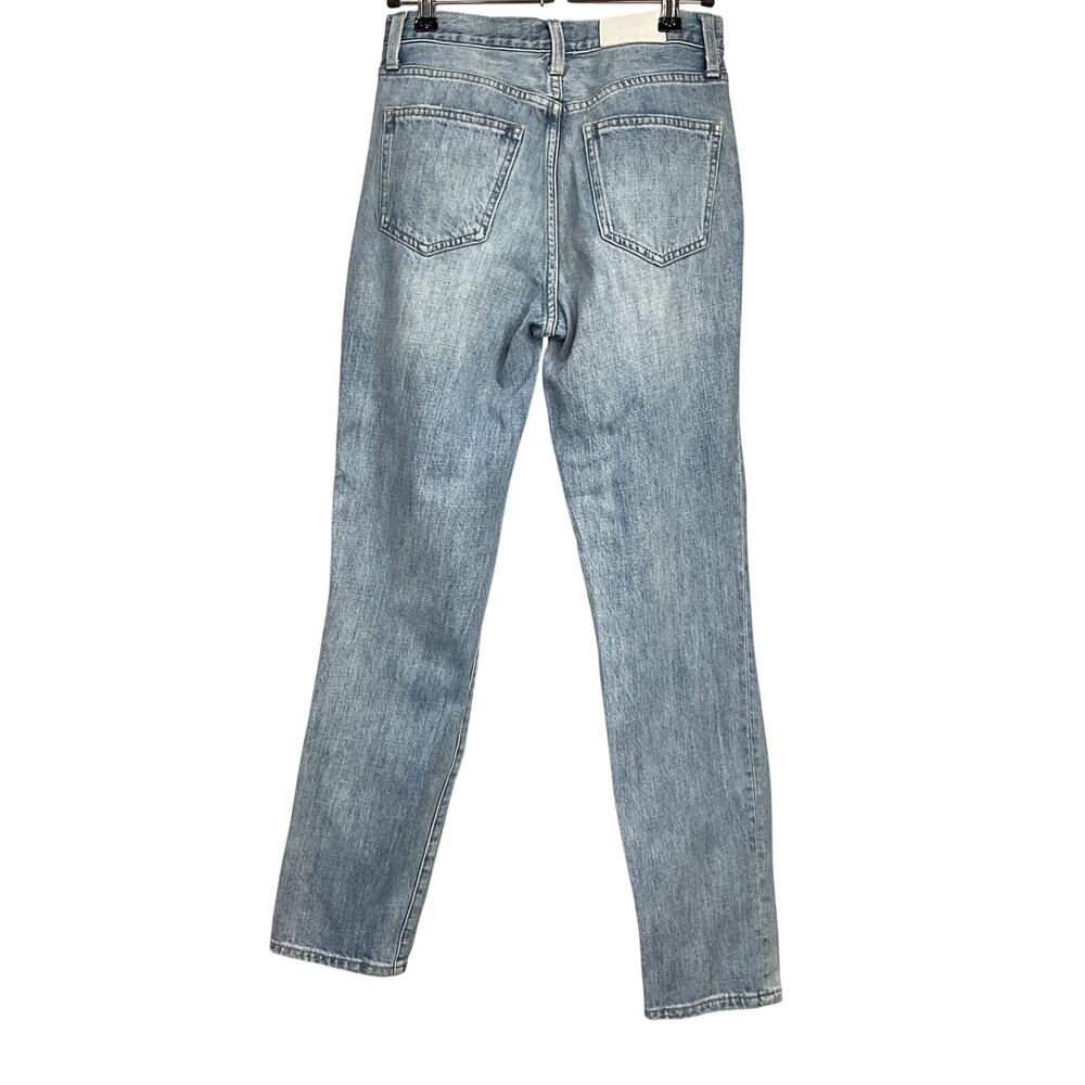 Pistola Distressed Blue Presley Straight Denim Jeans Size 25 - Picture 3 of 5